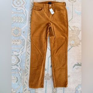 NWT J. Crew Corduroy Straight Leg Pants